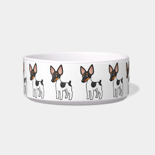 Tigela Rato Terrier dos desenhos animados/Fox Terrier do