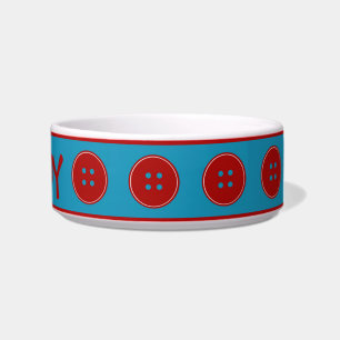 Tigela Red Buttons personalizado em toda parte