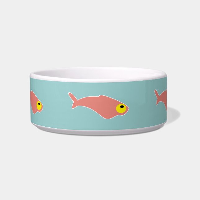 Tigela Red Fish Cat Bowl (Frente)