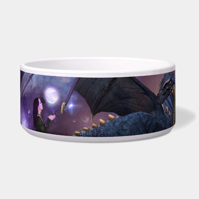 Tigela Reflexões uma piscina do dragão (Frente)