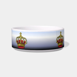 Tigela Rei e coroa do Queens