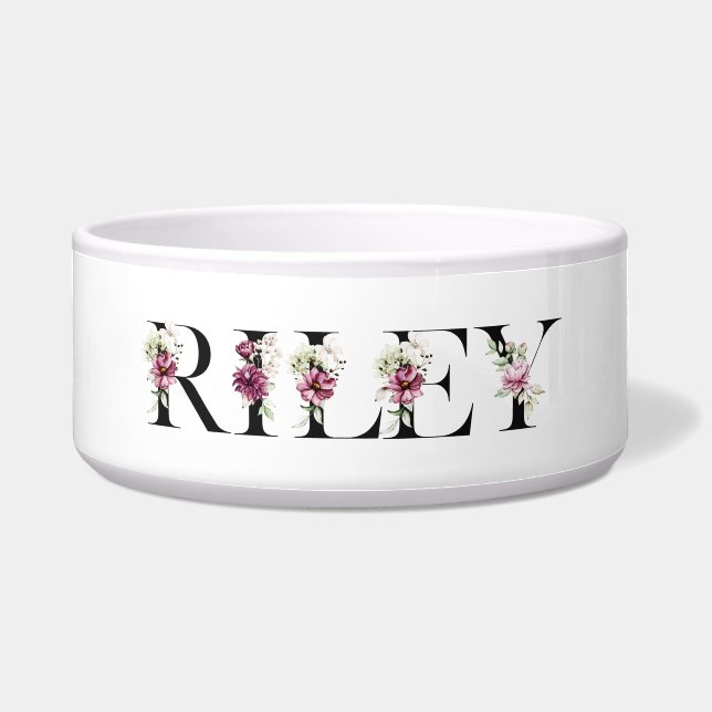 Tigela Riley. Chamo-me Riley. (Frente)