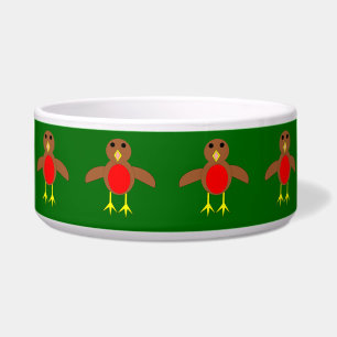 Tigela Robin Dog Bowl de Natal