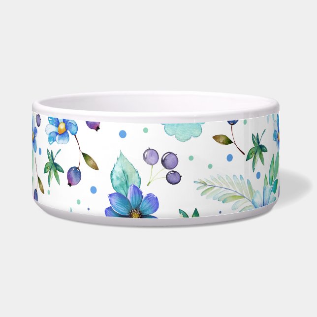 Tigela Rosa azul (Frente)