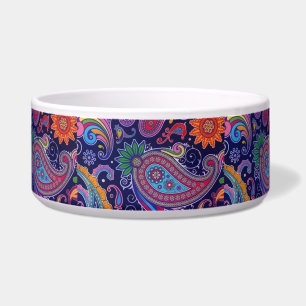 Tigela Rosa roxo de Paisley
