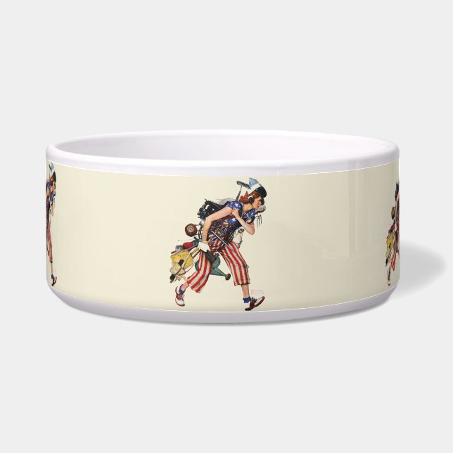 Tigela Rosie ao salvamento (Frente)