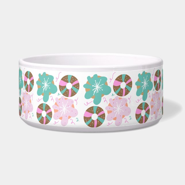 Tigela Rosquinhas Rosa de Natal (Esquerda)