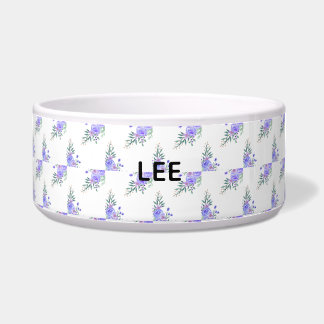 Tigela Roxo Lavanda Floral Botânico Tudo em Um Foil W