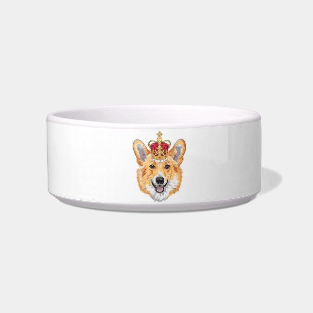 Tigela Royal Smiling Corgi Dog Bowl (Frente)
