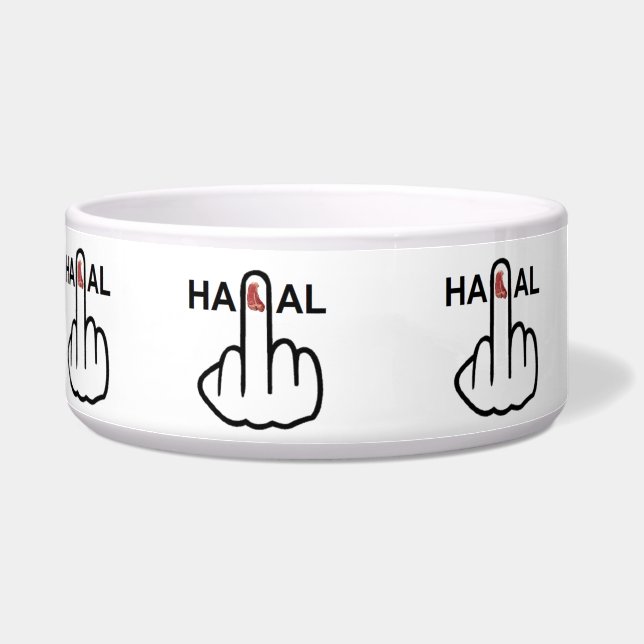 Tigela Sacudir Halal Pet Bowl (Esquerda)