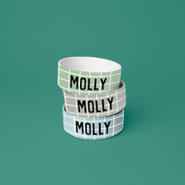 Tigela Sage Verde Geométrico Moderno Simples Feminino