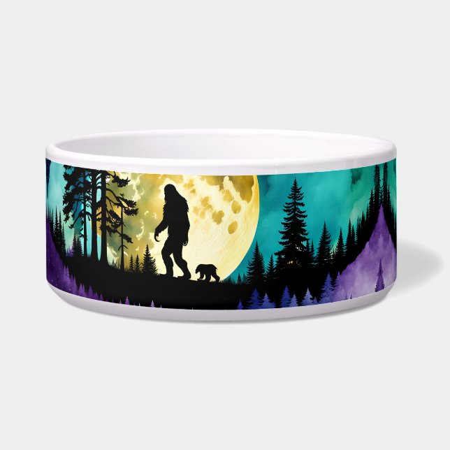 Tigela Sasquatch Lua cheia  (Frente)