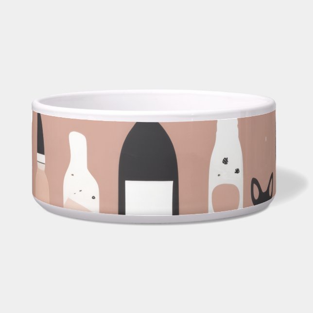 Tigela Scandinavian Valentine’s Dog Bowl – Nordic Hearts (Frente)