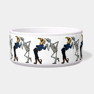 Tigela Scarecrow e Tin Man Pet Bowl