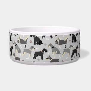 Tigela Schnauzer Paws e Bones Dog Bowl