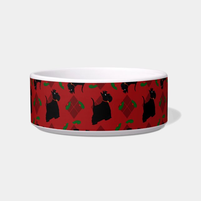 Tigela Scottish Terrier Dogs e Tam O'Shanter Bowl (Frente)