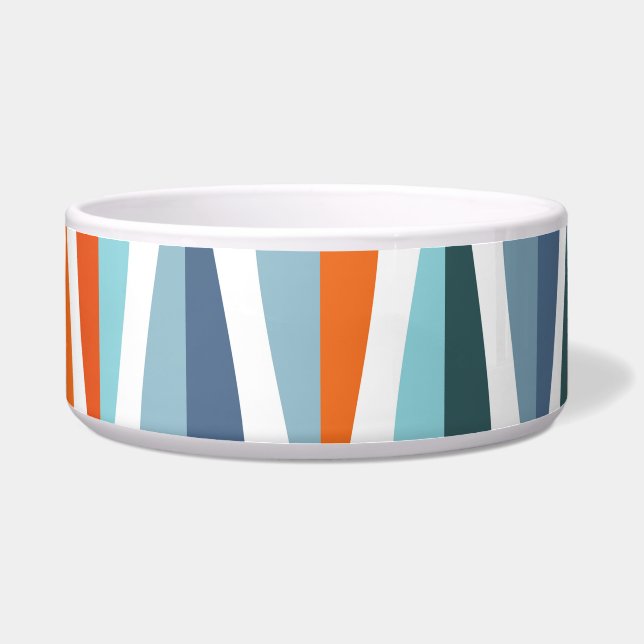 Tigela Século de médio retrô, moldes de gota. (Frente)