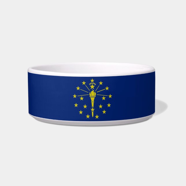 Tigela selo da bandeira de Indiana (Frente)