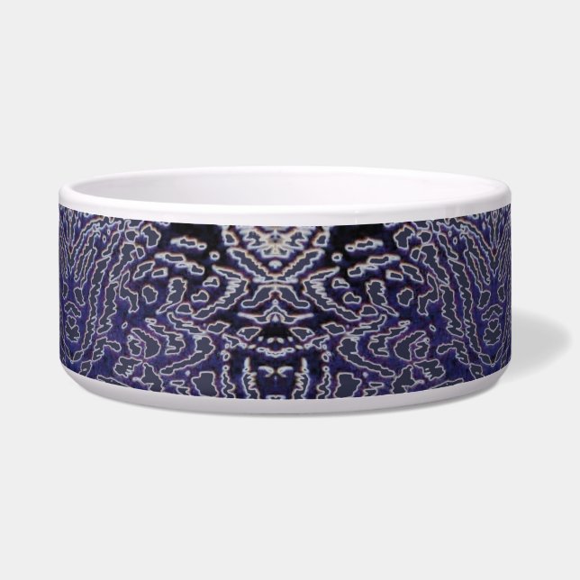 Tigela Selva Azul Abstrata (Frente)