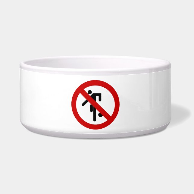 Tigela SEM Ball Games ⚠ Tailandês Park Sinal ⚠ (Frente)