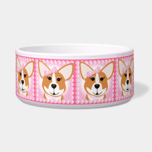 Tigela Senhora Cão Bacia do Corgi
