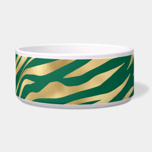 Tigela Série Esmeralda e Ouro Safari Design 2