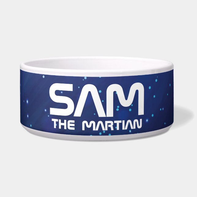 Tigela Série Monograma: Seu Pet, O Marciano. Presente Eng (Frente)