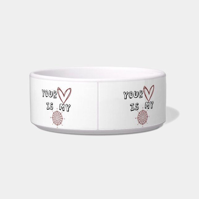 Tigela Seu Coração é meu Compass (Traseira)