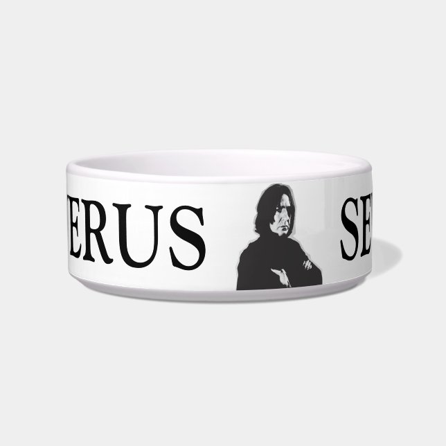 Tigela Severus Snape Arms Cruzados B-W (Frente)