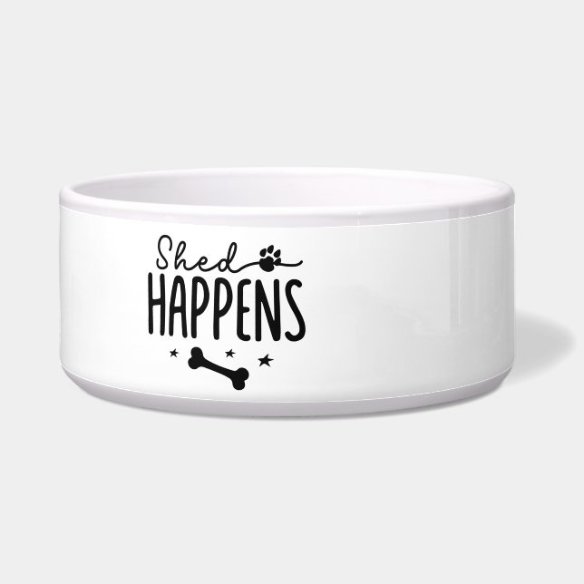 Tigela Shed Ocorre Bola de Cachorro Cerâmico (Esquerda)