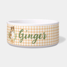 Sheltie Louro em um Galho de Louro | Personalizado