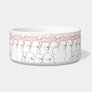 Tigela Silkie Chickens Pet Bowl
