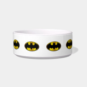 Tigela Símbolo Batman Logotipo de gradiente oval