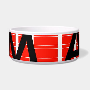 Tigela Simples monograma adicione seu nome com letra míni