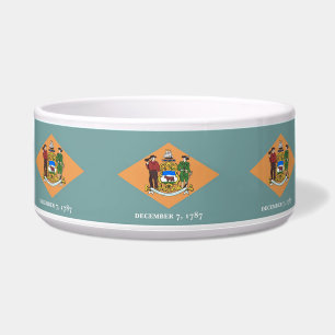 Tigela Sinalizador do Estado Delaware Pet Bowl