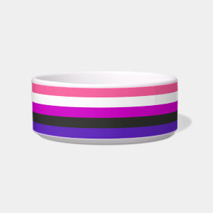 Tigela Sinalizador do Orgulho Genderfluido