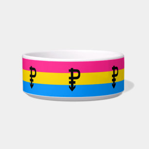 Tigela Sinalizador do Orgulho Pansexual