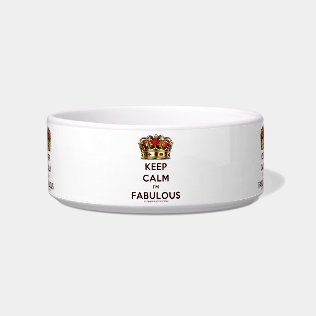 Tigela SlipperyJoe mantém calma, fabulosa e espetacular c (Frente)