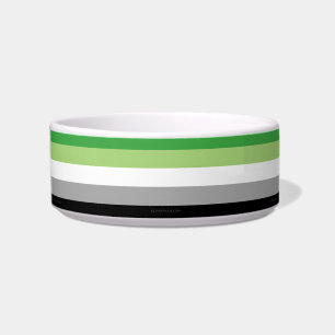 Tigela SlipperyJoe's Aromtic Pride Flag gay Dom LGBTQ