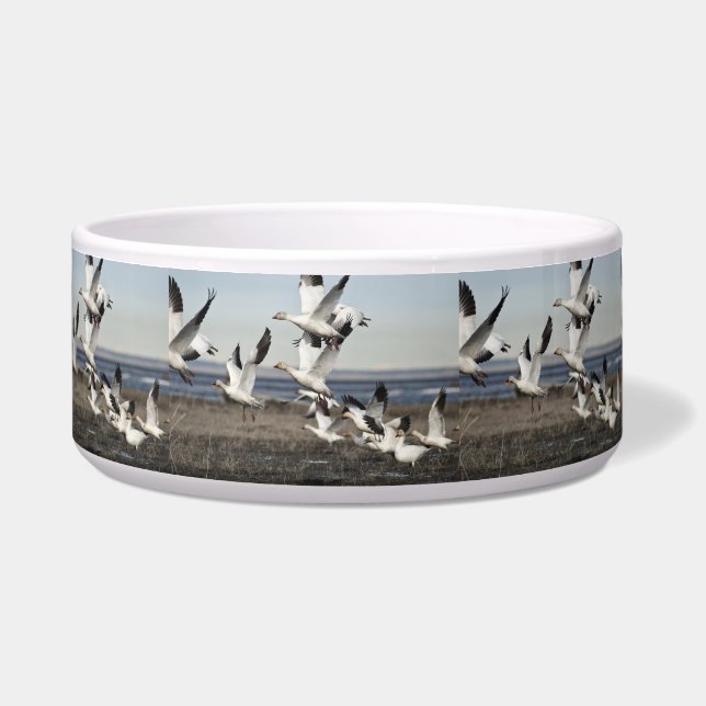 Tigela Snow Geese Voadora (Esquerda)