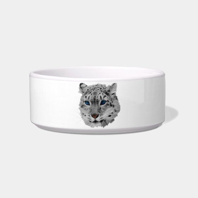 Tigela Snow Lepard Fractal (Frente)