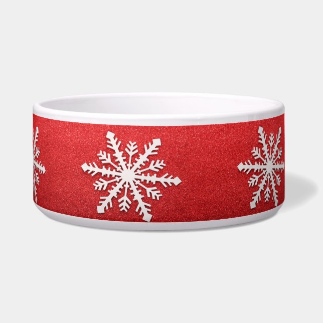 Tigela Snowflakes Pet Bowl (Frente)