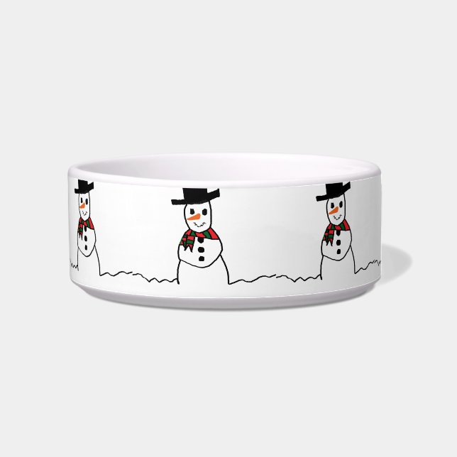 Tigela Snowman Pet Bowl (Direita)