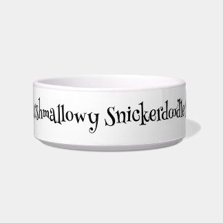 Tigela SnuggleNamesGifts Pet Bowl Personalizado - Médio