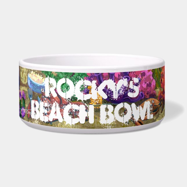 Tigela Sob a bacia pessoal do animal de estimação do mar (Frente)