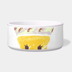 Tigela Sorvetes Kawaii, um padrão bonito e perfeito.