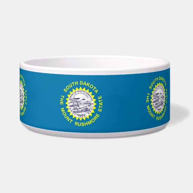 Tigela South Dakota State Flag Pet Bowl (Direita)