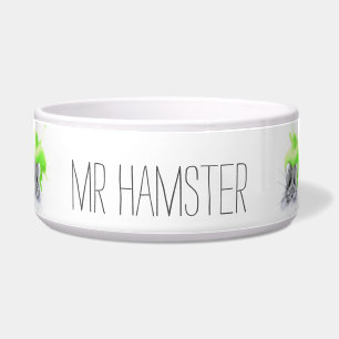 Tigela Sr. Hamster nome personalizado