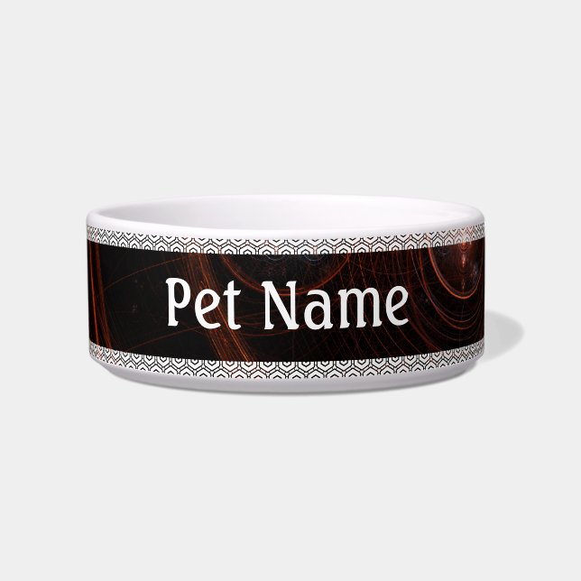 Tigela Starlight Abstrato Art Cat Bowl (Frente)