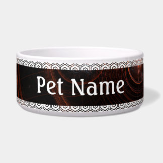 Tigela Starlight Abstrato Art Dog Bowl
